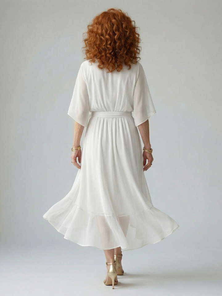 GirardLyon | Robe Midi Drapée Elric