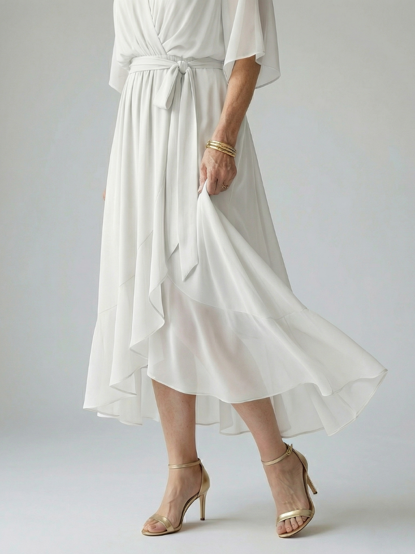 GirardLyon | Robe Midi Drapée Elric