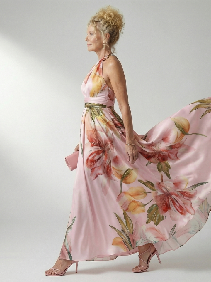 GirardLyon | Robe Maxi Fleurie Légère Amiel