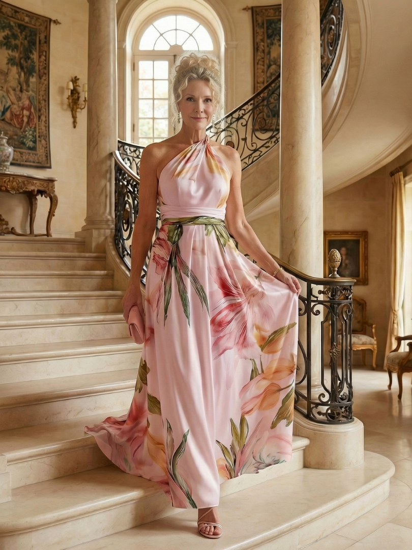 GirardLyon | Robe Maxi Fleurie Légère Amiel