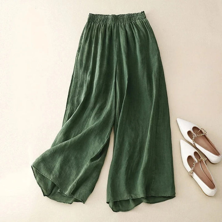 Nicolé - Pantalons en lin élégants