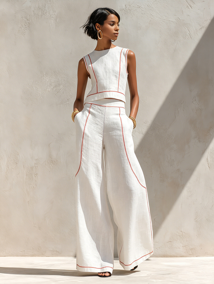 GIRARDLYON | ENSEMBLE CROP TOP SURPIQÛRES FOR WOMAN