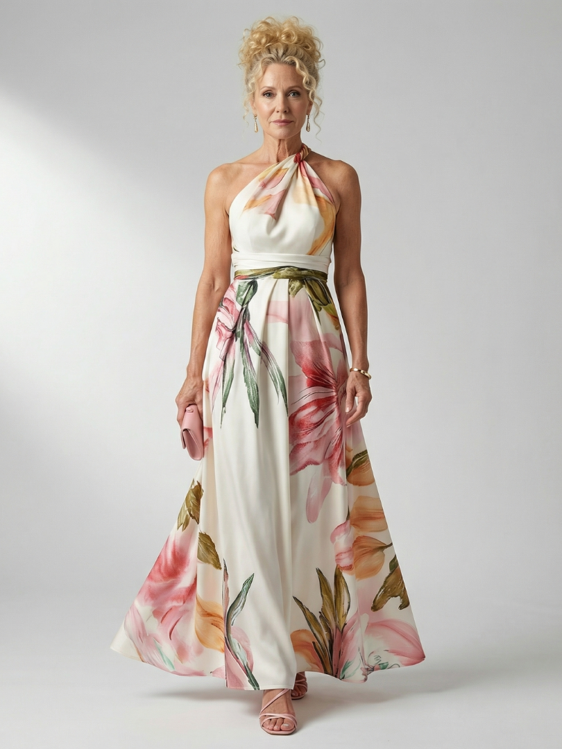 GirardLyon | Robe Maxi Fleurie Légère Amiel