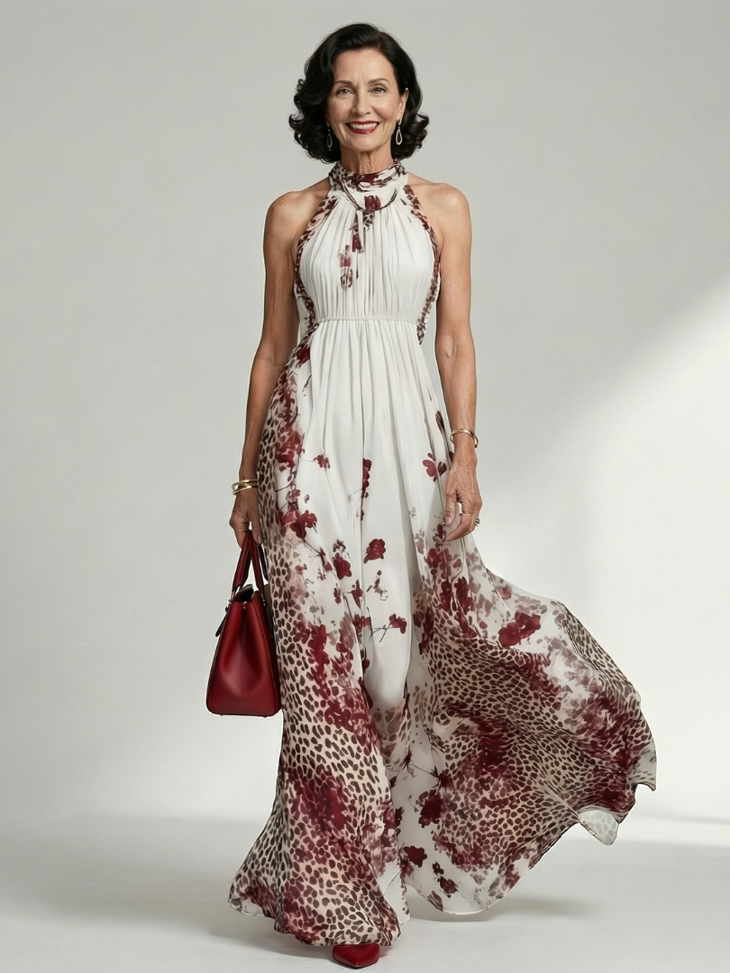 GirardLyon | Robe Maxi Plissée Blanche Orlune