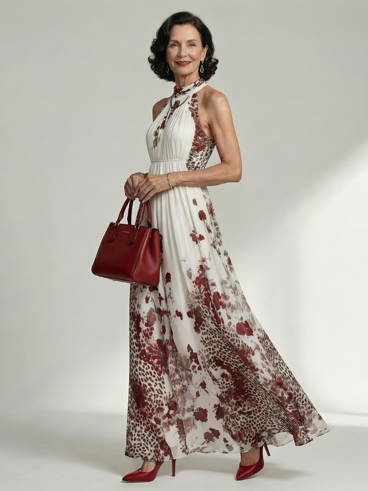 GirardLyon | Robe Maxi Plissée Blanche Orlune