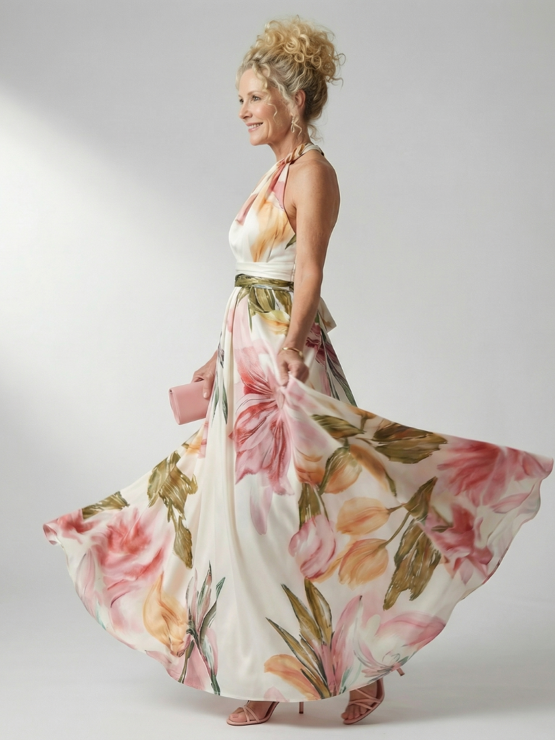 GirardLyon | Robe Maxi Fleurie Légère Amiel