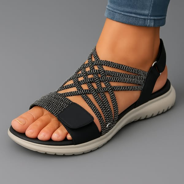 GIRARDLYON | SANDALES TRESSÉES SEMELLE CONFORT FOR WOMAN