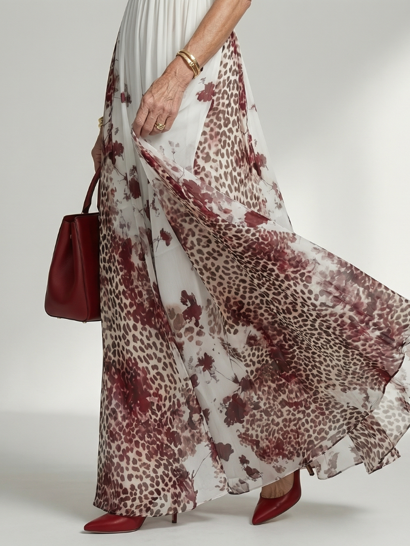 GirardLyon | Robe Maxi Plissée Blanche Orlune