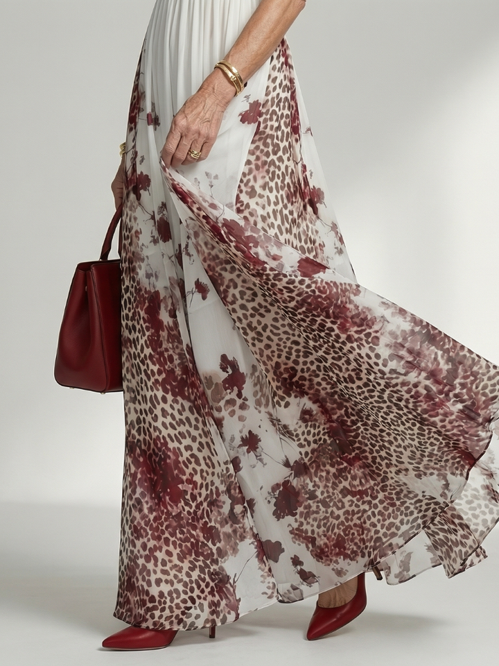 GirardLyon | Robe Maxi Plissée Blanche Orlune