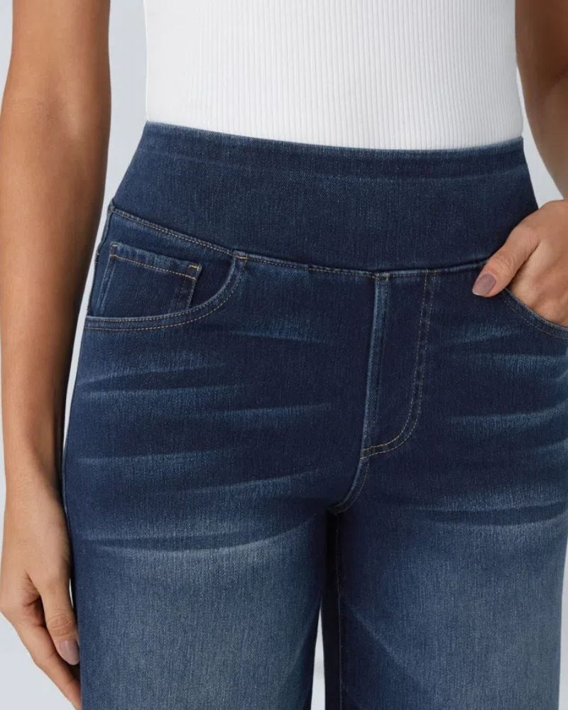 Ainsley - Jeans À Jambe Large Confortables