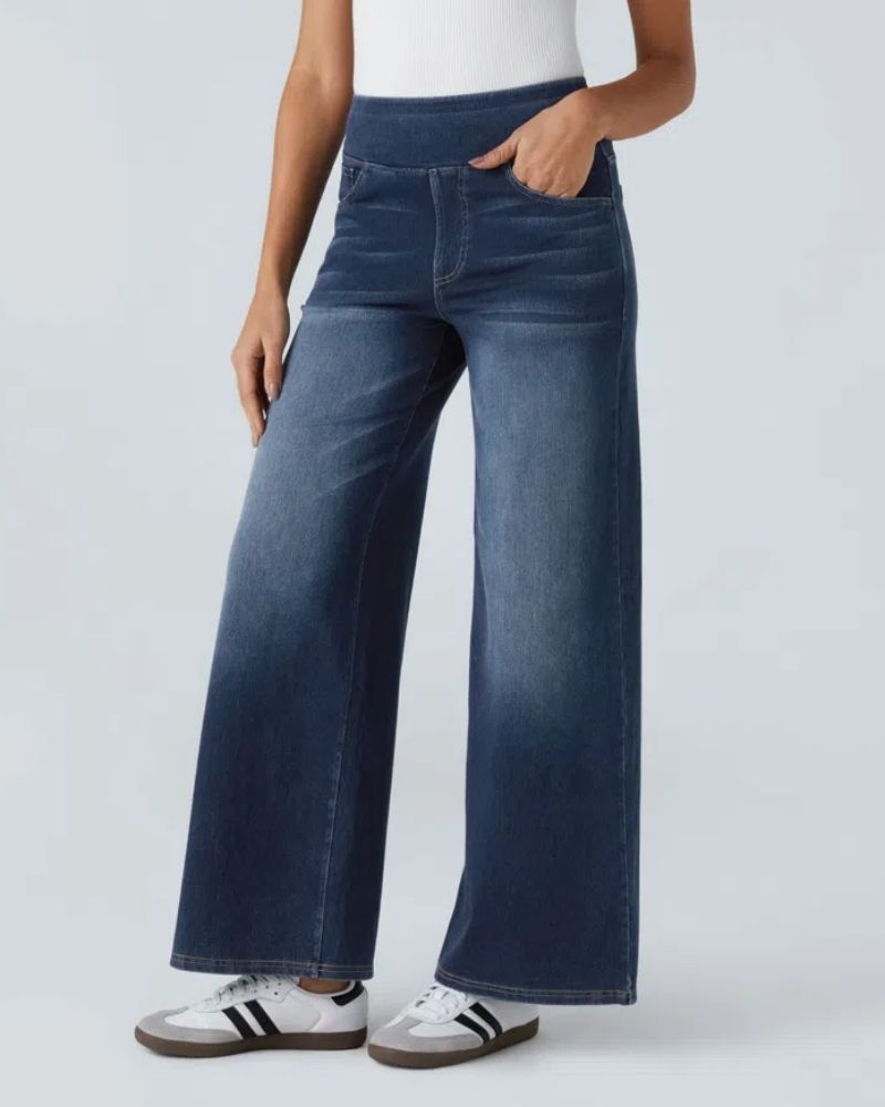 Ainsley - Jeans À Jambe Large Confortables