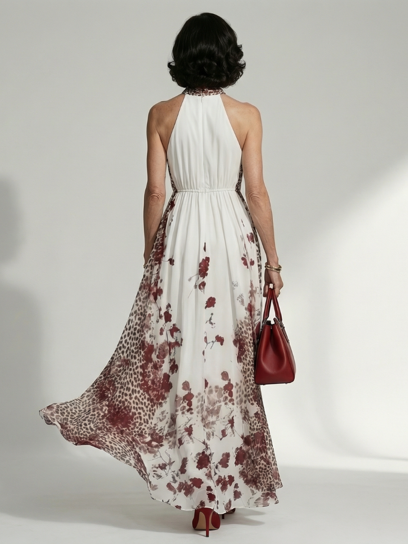 GirardLyon | Robe Maxi Plissée Blanche Orlune