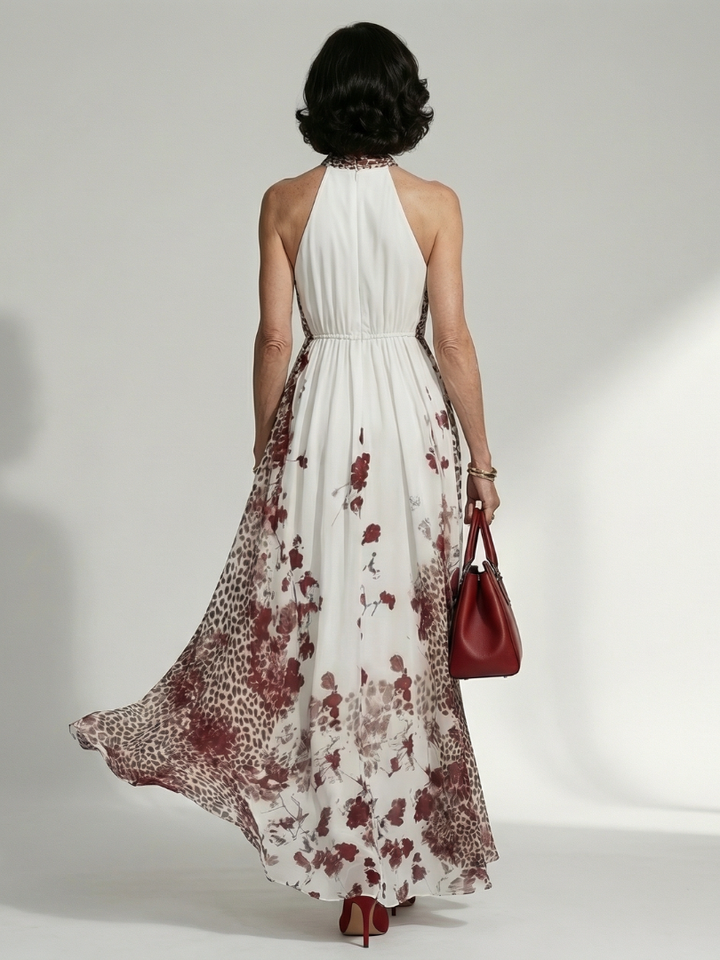 GirardLyon | Robe Maxi Plissée Blanche Orlune