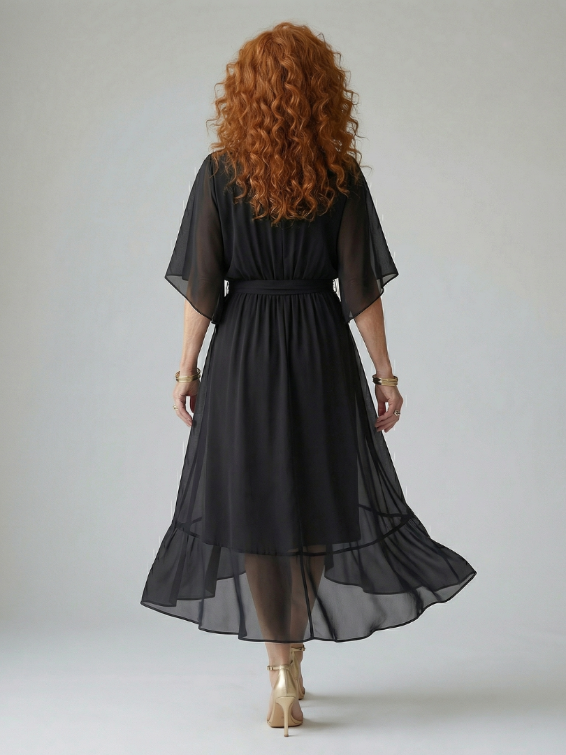 GirardLyon | Robe Midi Drapée Elric
