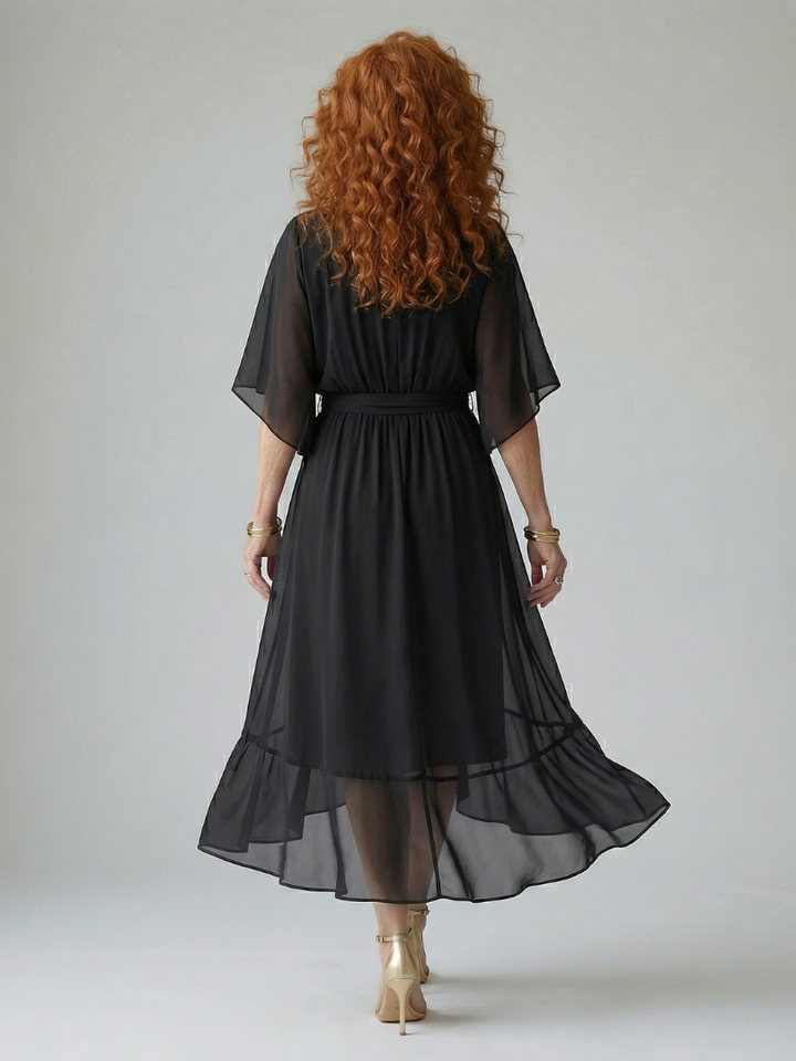 GirardLyon | Robe Midi Drapée Elric