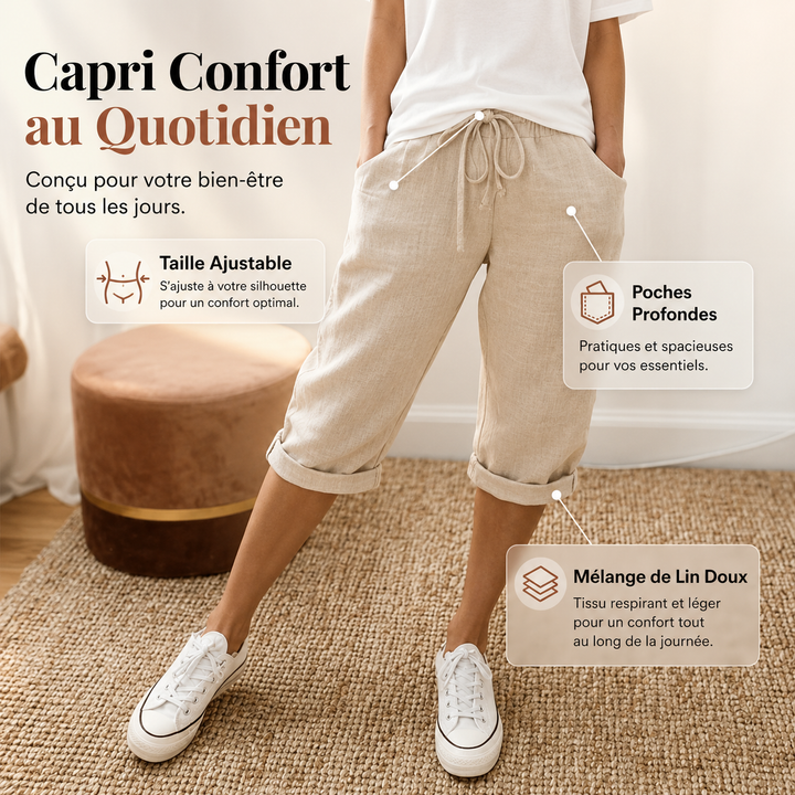 Laluna® | Short en lin de coton pour femme