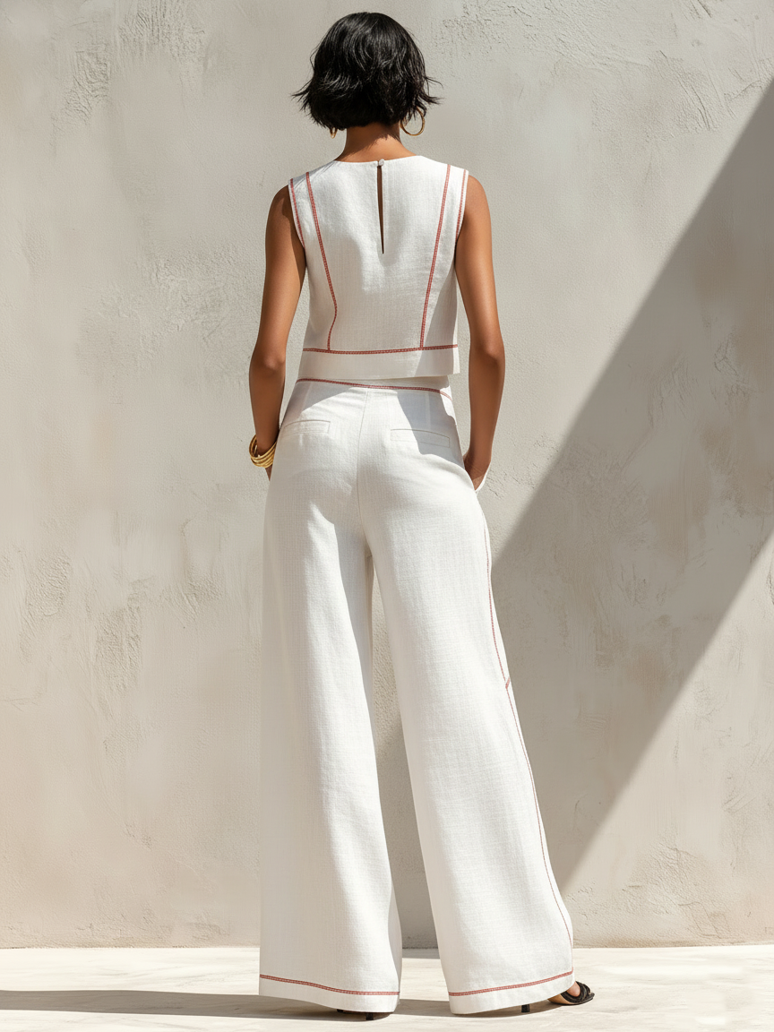GIRARDLYON | ENSEMBLE CROP TOP SURPIQÛRES FOR WOMAN