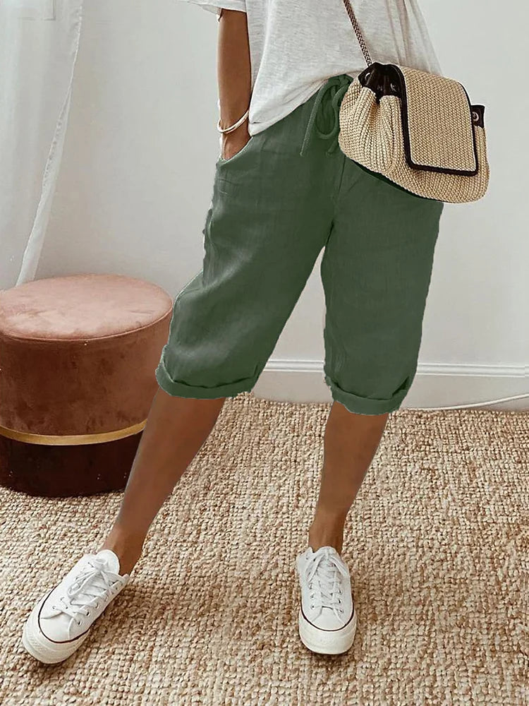 Laluna® | Short en lin de coton pour femme