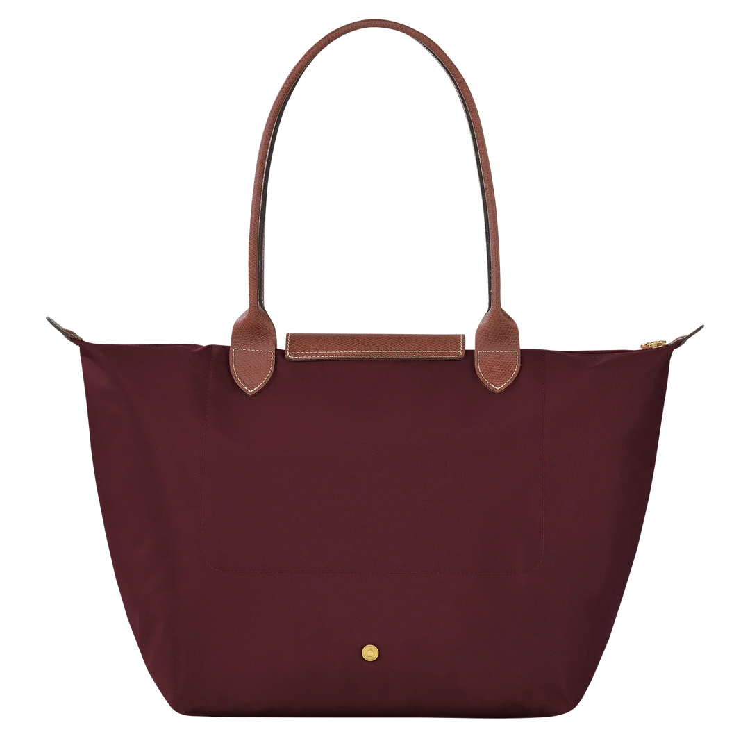 Longchamp - Grand sac cabas Le Pliage, bordeaux