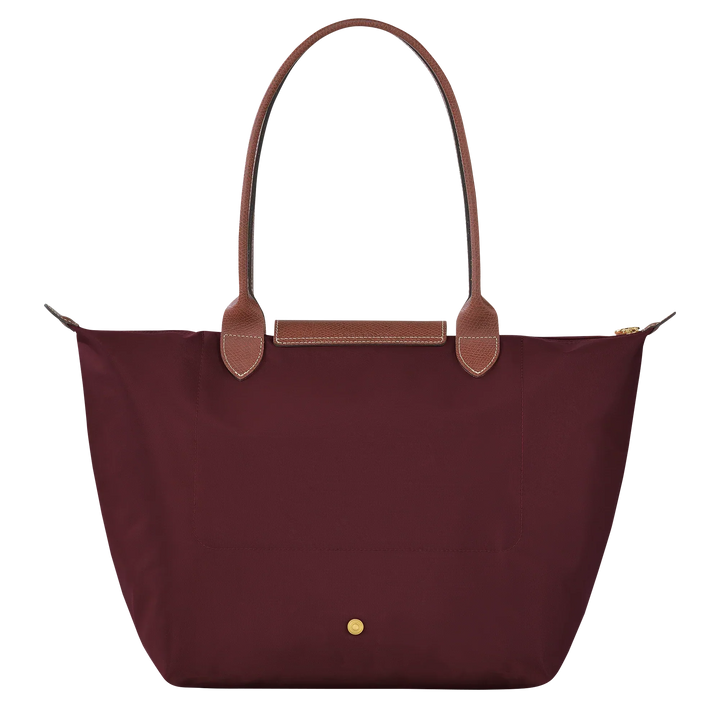 Longchamp - Grand sac cabas Le Pliage, bordeaux