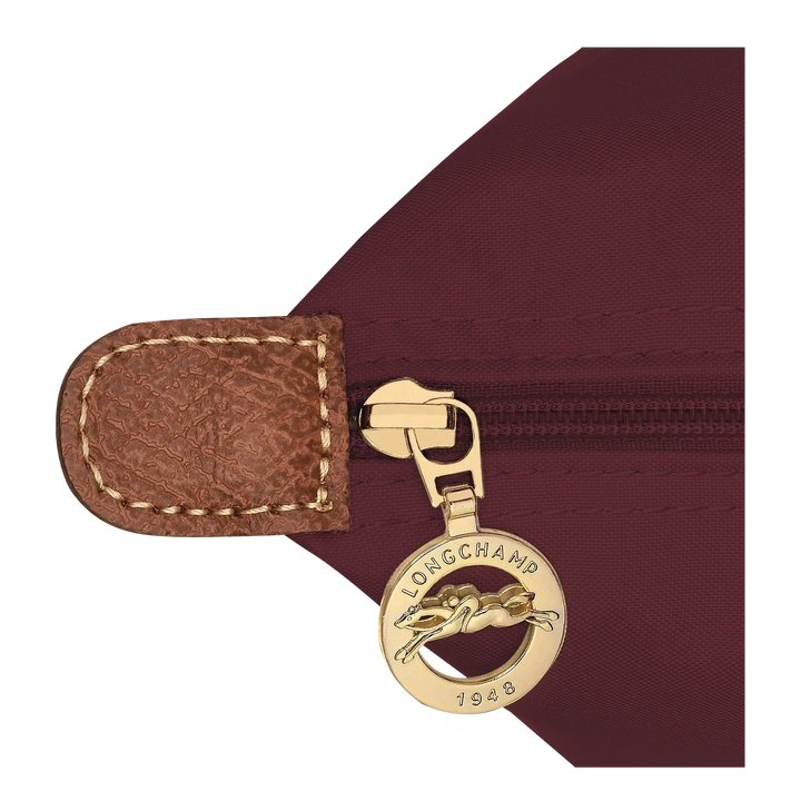 Longchamp - Grand sac cabas Le Pliage, bordeaux