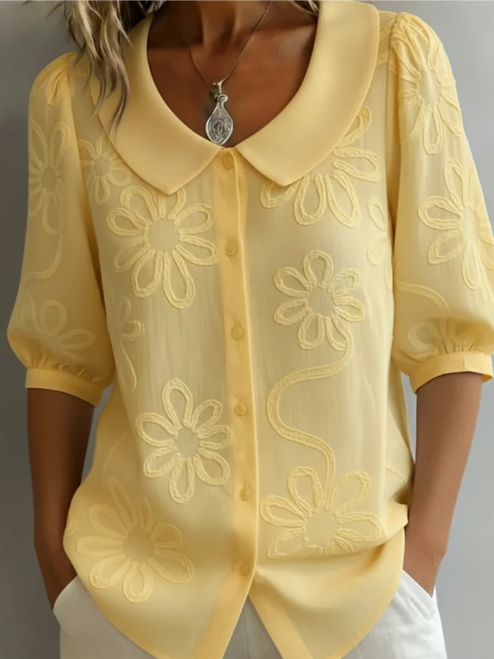 Sara - Blouse Confortable Fleurie