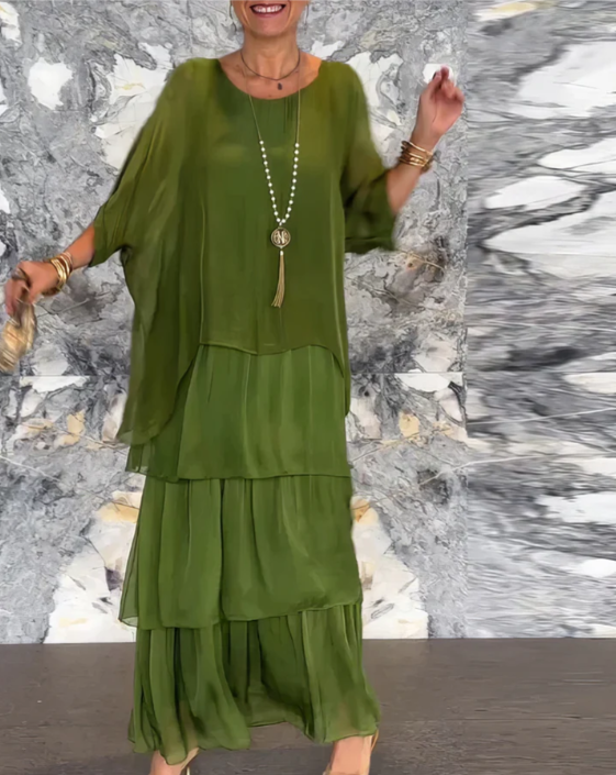Lara | Robe longue fluide et élégante