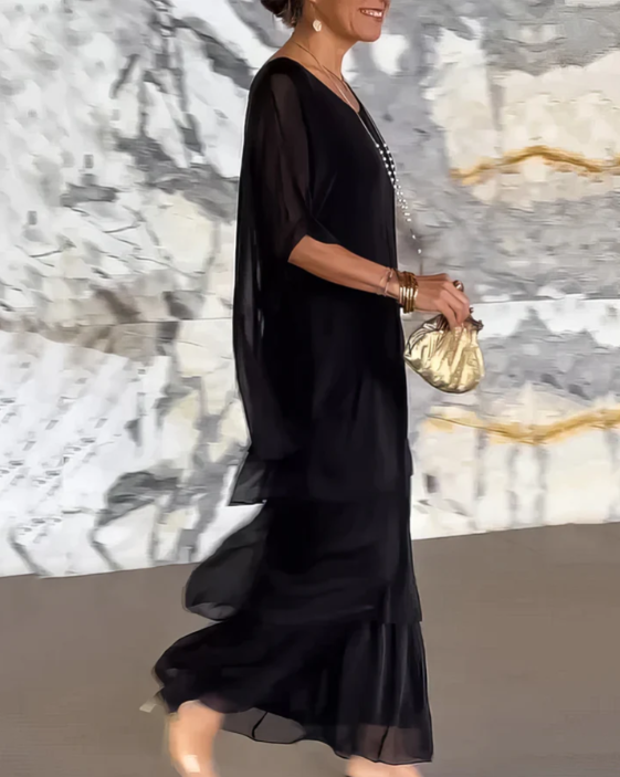 Lara | Robe longue fluide et élégante