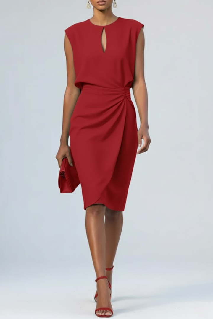 GIRARDLYON | ROBE MIDI COL CLÉ FOR WOMAN