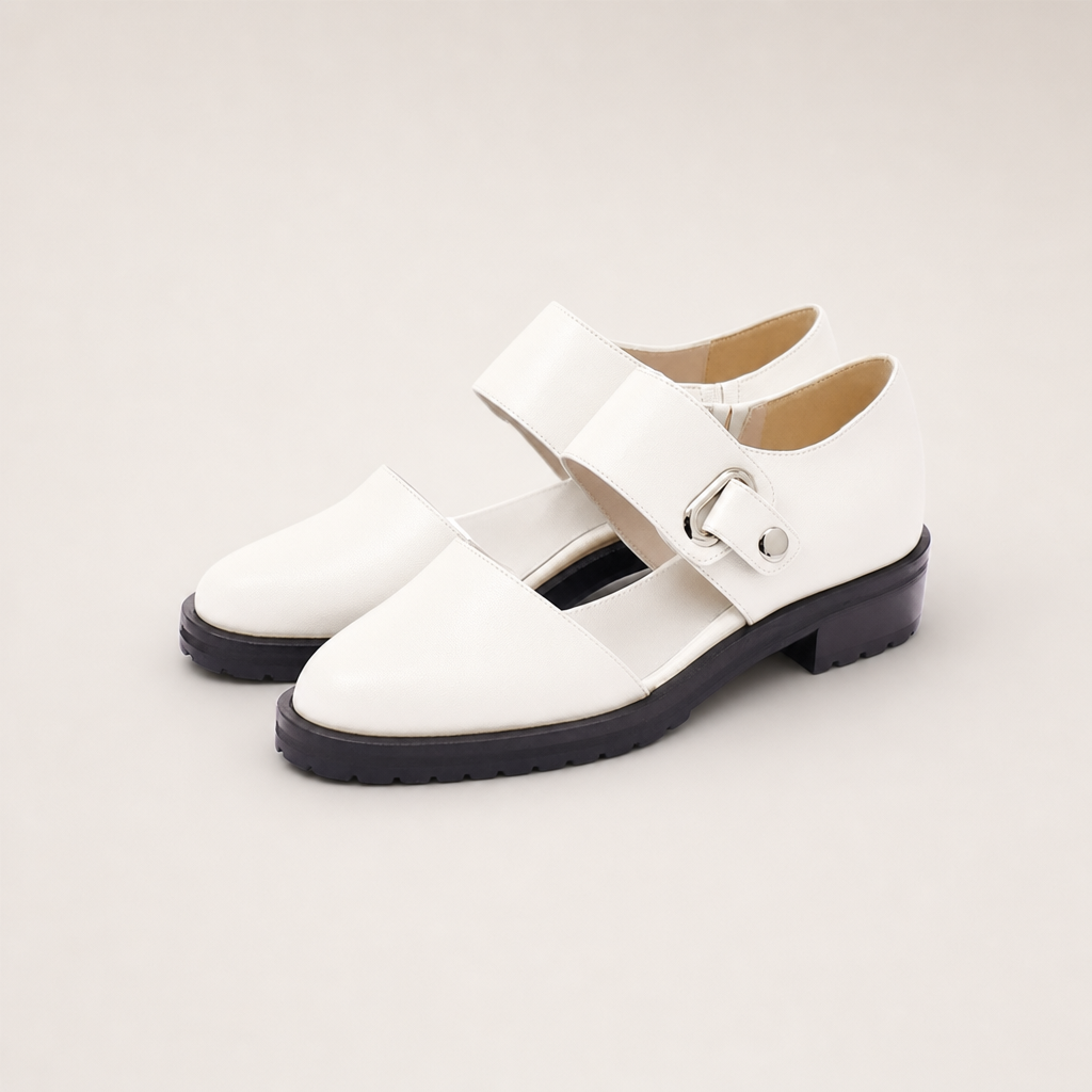 GIRARDLYON | MOCASSINS DÉCOUPÉS BOUCLE FOR WOMAN