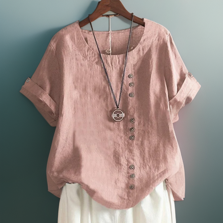 Isla - Chic T-Shirt avec boutons