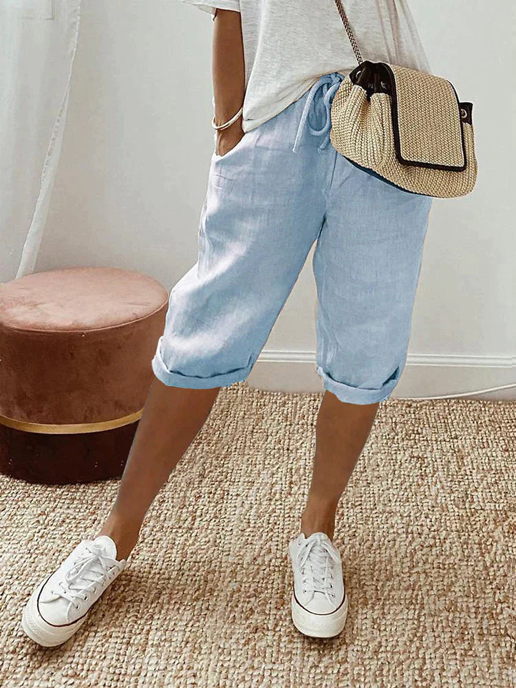 Laluna® | Short en lin de coton pour femme