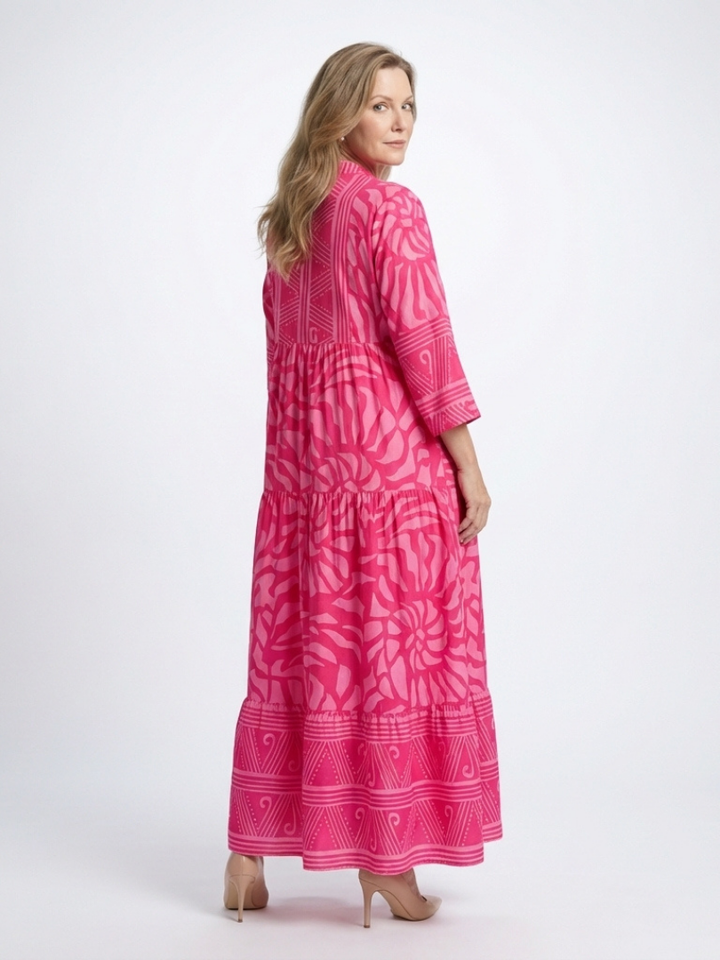 GirardLyon | Robe Midi à Boutons Marielle