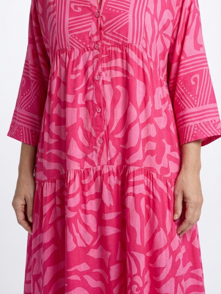 GirardLyon | Robe Midi à Boutons Marielle