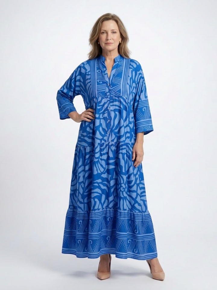 GirardLyon | Robe Midi à Boutons Marielle