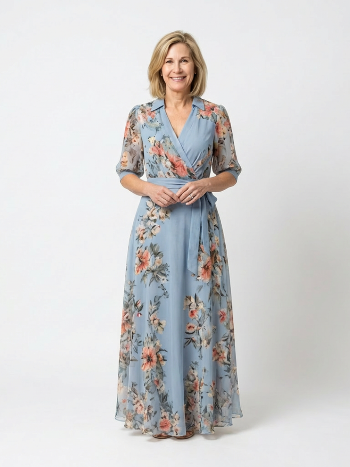 GirardLyon | Robe Maxi à Enveloppe Elowen
