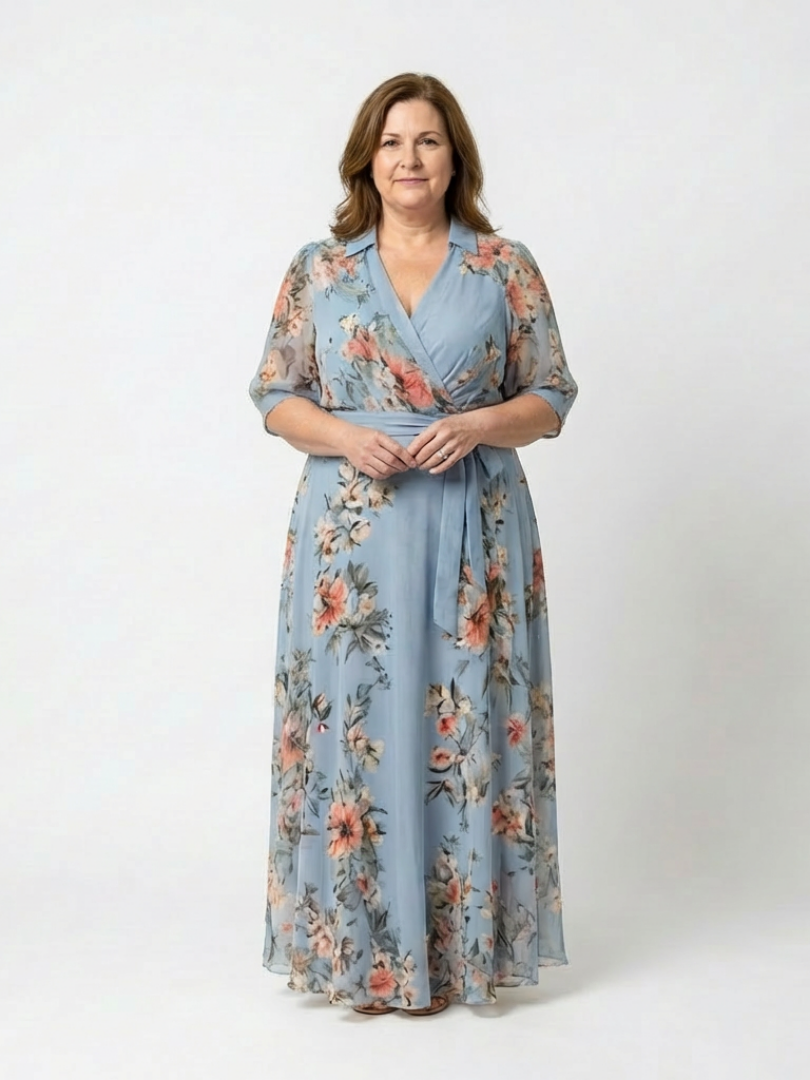 GirardLyon | Robe Maxi à Enveloppe Elowen